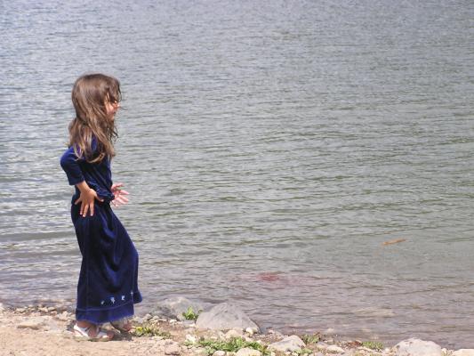 Andrea at Hyalite reservoir.