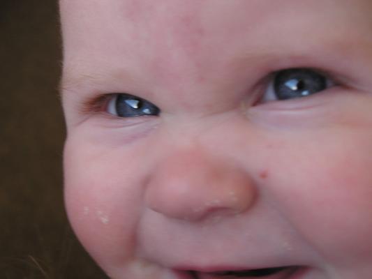 Sarah wrinkles her nose.