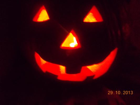 Sarah's Jack-o-lantern.