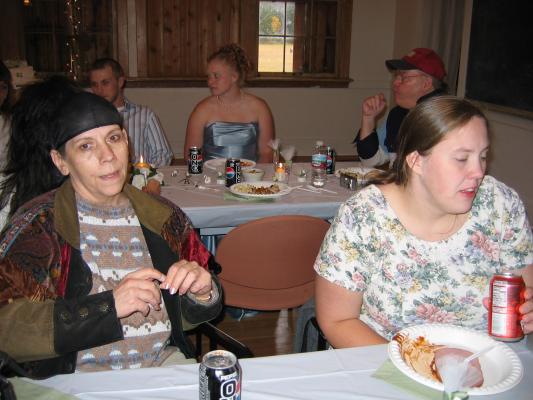 Joy Walker (Vicky's sister) and Jennifer