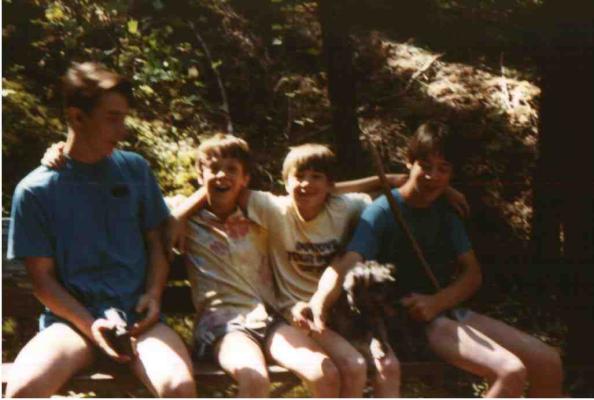 Eder boys in late 80s