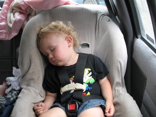 Noah fell asleep.