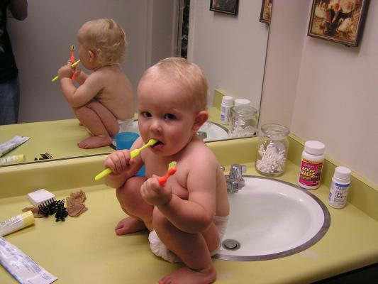 With more teeth comming I'm going to need more toothbrushes.