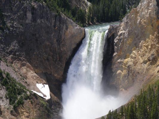 Yellowstone Falls.