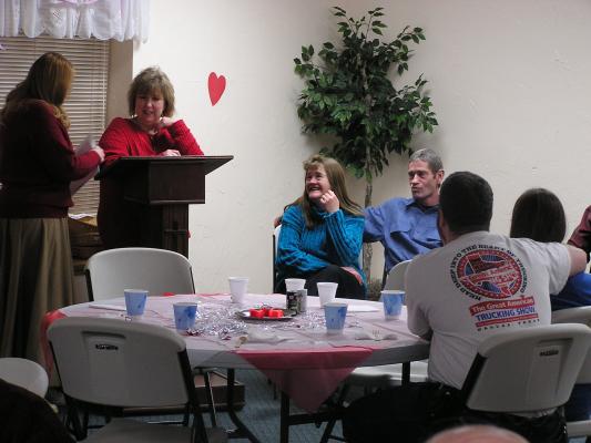 GVCC Valentines banquet.  The Married Game.