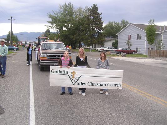 Gallatin Valley Christina Church in the parade