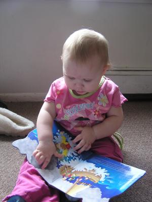 Sarah read about Jonah and the Whale.