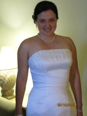 Courtney Wedding dress hotel 2009