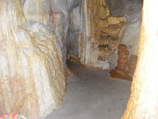 A play cave at the Lewis and Clark Caverns.