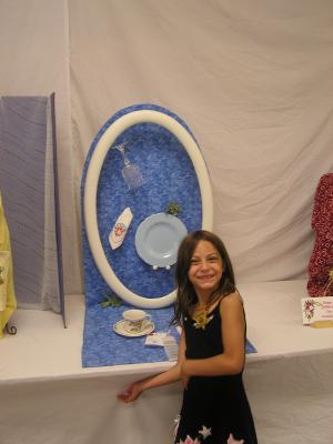 Andrea liked this table setting.