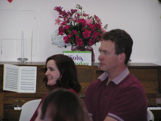Sharon & Les McCartney were contestants in the Valentines Married Game.