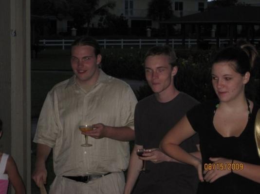 Nick Ben wedding park 2009