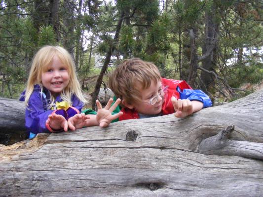 Sarah and Noah are bears. grrr!