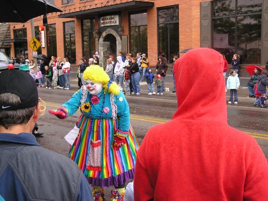 It's another clown!
Belgrade parade