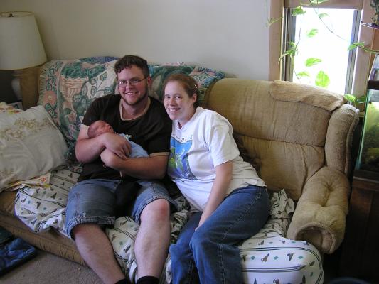 Uncle Titus and Mommy with Noah