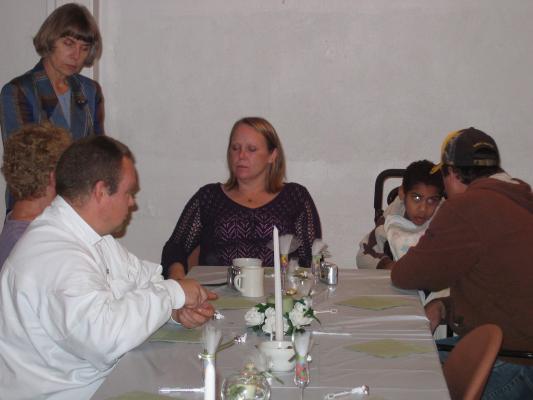 Brian, Carol, Barbara (Grandma Betty's Minister's wife), Kerry, Josh, Kerry's husband