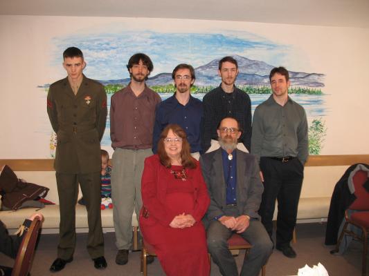 Matthew, Myke, Jim, David, Robert,
Bea and Robert.