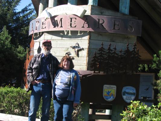 Robert and Bea in Oregon.