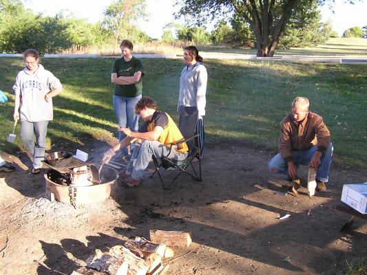 Christian Student Fellowship campout.