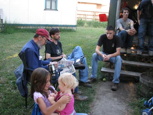 Andrea, Sarah, Robert, Mike, Matthew, David adn half of Jim.