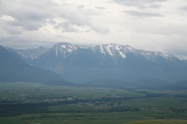 The Mission Mountains.