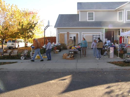 GVCC yard sale to help Katrina victims.