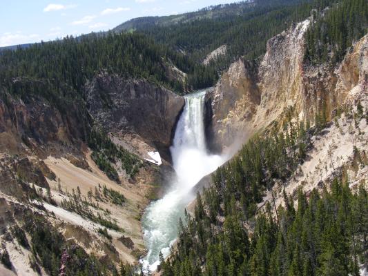 Yellowstone Falls.