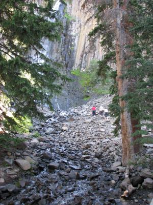 The creek comming down from Palisade falls