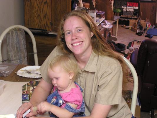 28-year-old Katie with Sarah