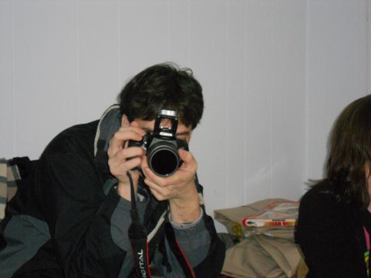 Myke with a camera.