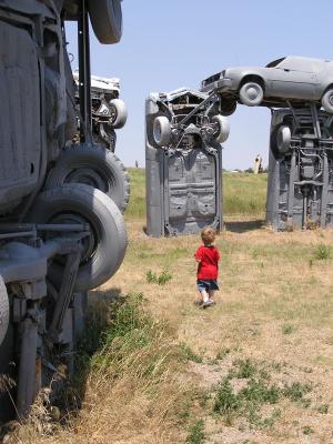Noah at Carhenge