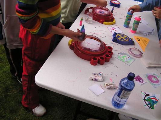 Craft project at the Belgrade Fall Festival.
