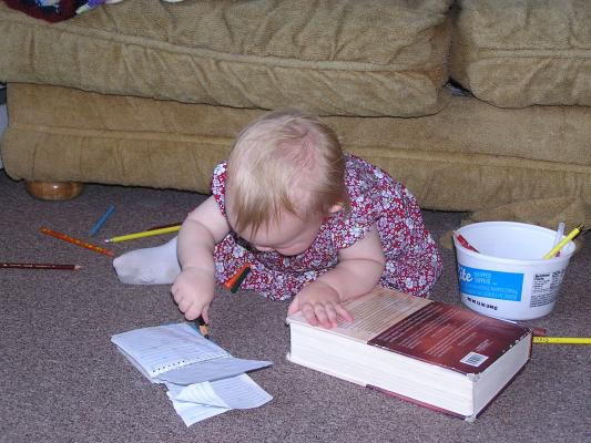 Sarah coloring.