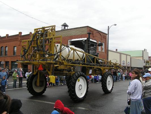 It's some sort of farm equipment.