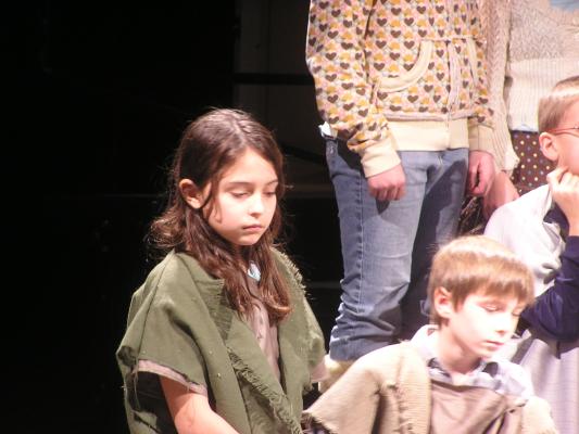Malia and Max as Shepherds