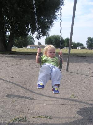 Sarah swinging