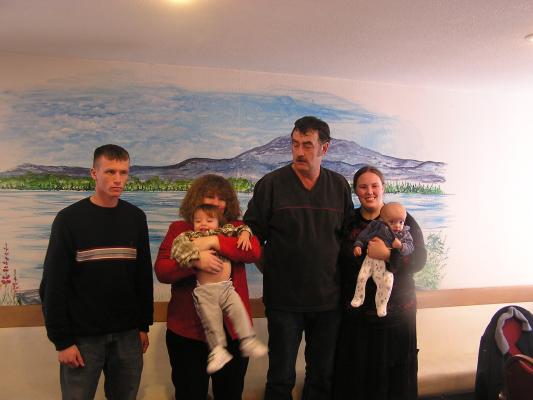 The Wright family.
Chris, Johnathan, Vicky, Carl, Jennifer, and Tyler.