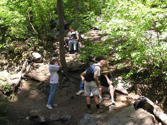 GVCC takes a break at the Falls.