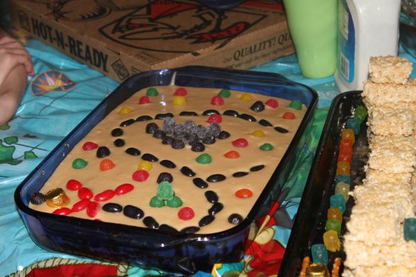 Treasure Map birthday cake