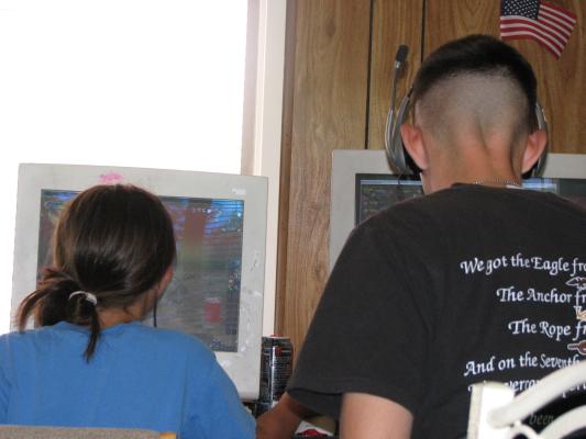 Malia and Matthew play games