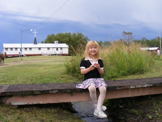 Sarah at Little Rockies Christian Cramp.