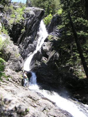 David and Noah at Pine Creek Falls.