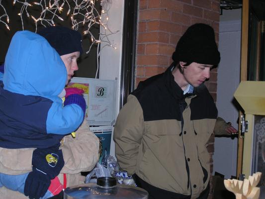 GVCC Festival of Lights booth.