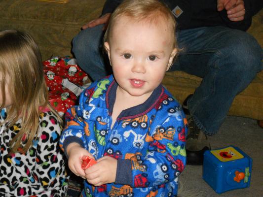 Joshua on his first birthday. 