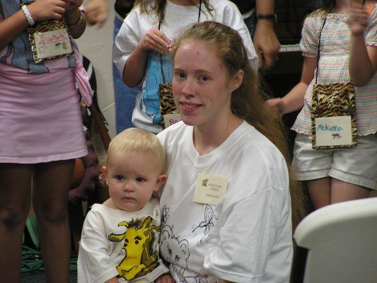 Katie and Noah at VBS