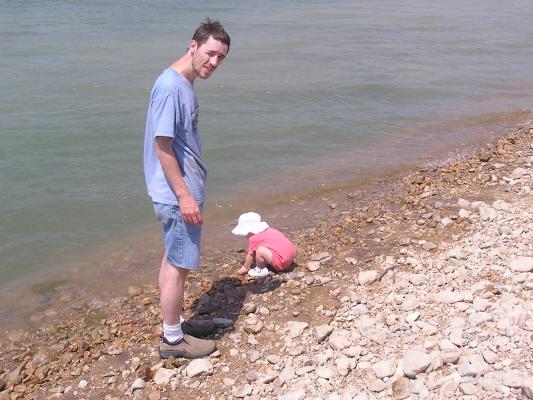 David and Sarah pay in Ruby Reservoir