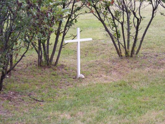 cross at Little Rockies Christian Camp.