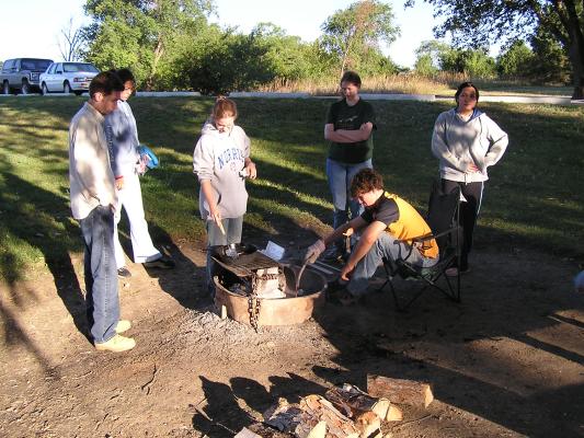 Christian Student Fellowship campout.