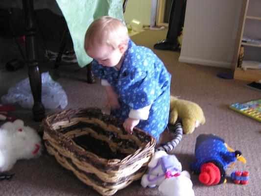 Now Sarah's basket is empty