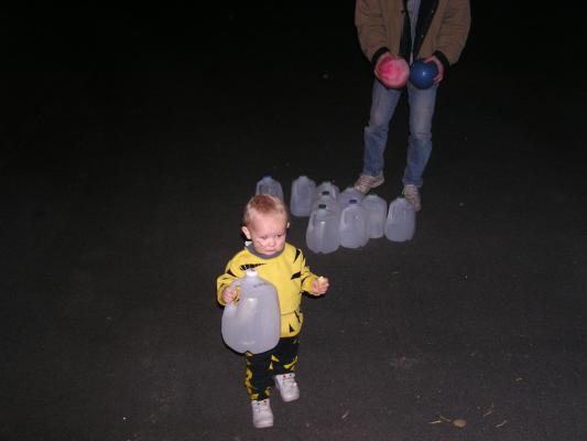 GVCC Fall Party - Milk jug bowling.